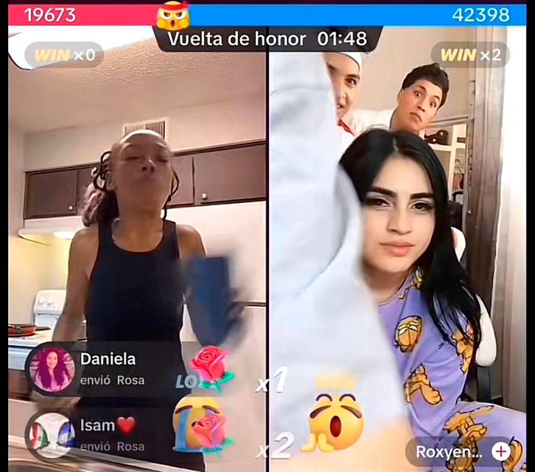 La batalla en esta ocasión la perdió Lidia Álvarez y terminó comiéndose un huevo crudo que al instante lo vomitó. 