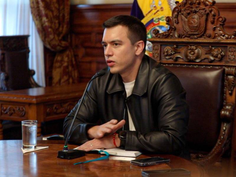 Noboa disputará su reelección en el balotaje.