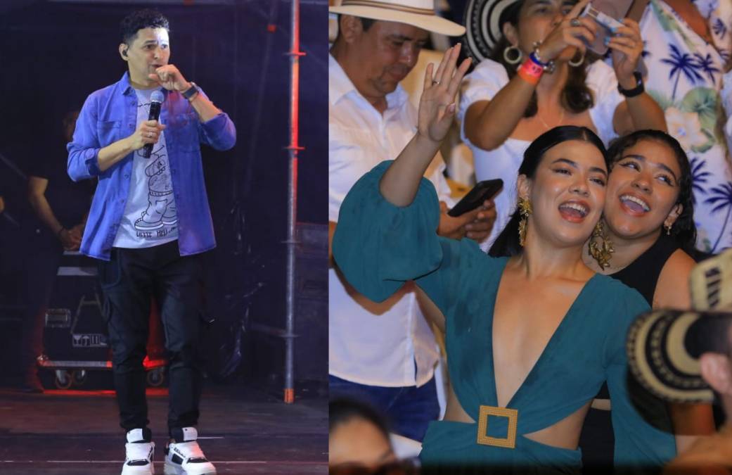 El cantante colombiano Jorge Celedón conquistó al públicó hondureño en el inolvidable concierto que ofreció en el Hotel Honduras Playa.