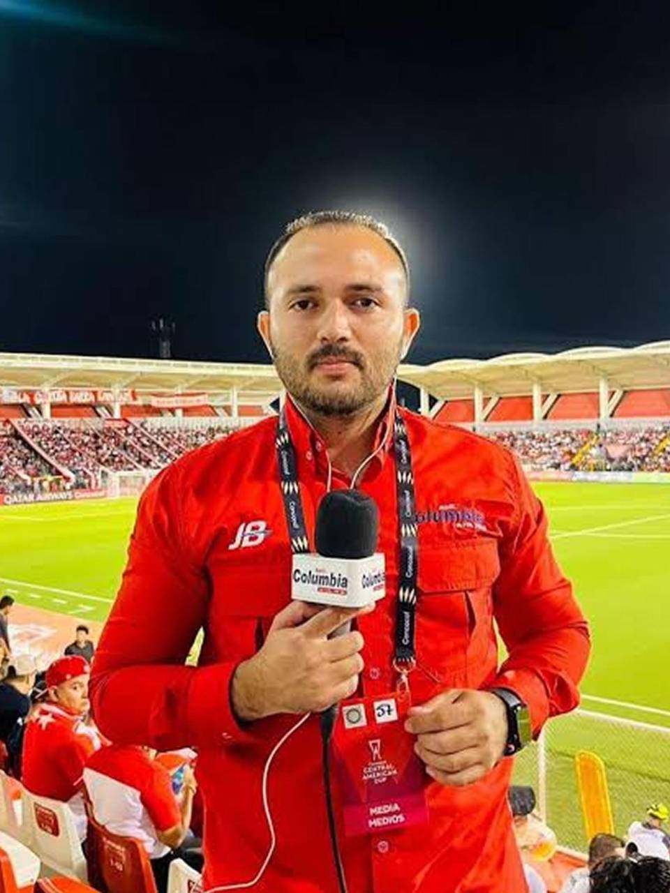 Anthony Porras, periodista tico de Radio Columbia de Costa Rica.
