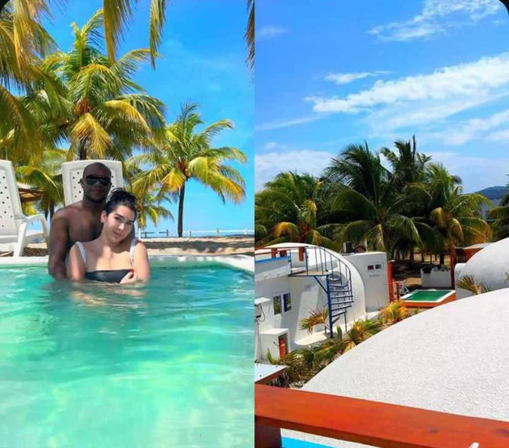 Juan Anangonó y Ana María Rojas se muestran muy enamorados en su estadía en Honduras y disfrutan cada tiempo libre que tienen.