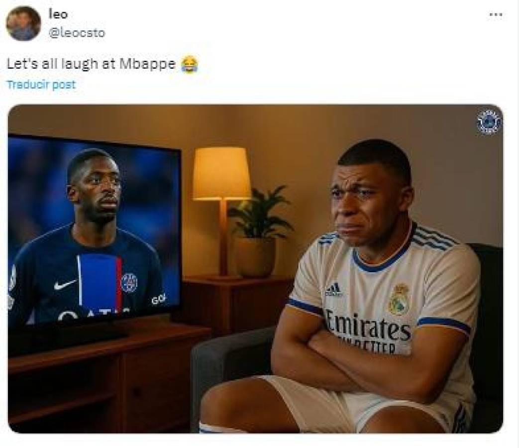 Mbappé recibe burlas: Los mejores memes tras la final de Champions