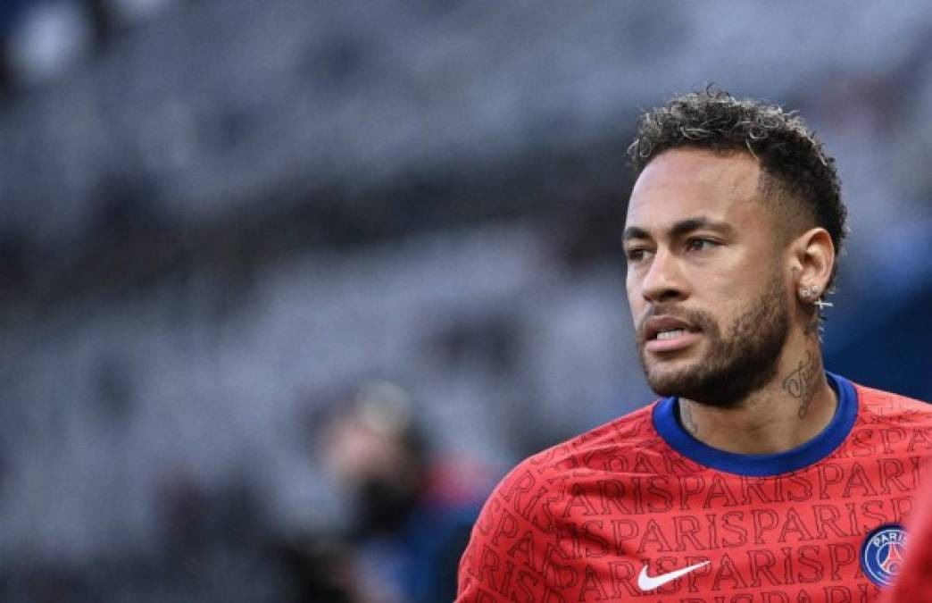 Neymar: El delantero brasileño del PSG aparece como el segundo jugador más destacado de Europa en la actualidad. Foto AFP.