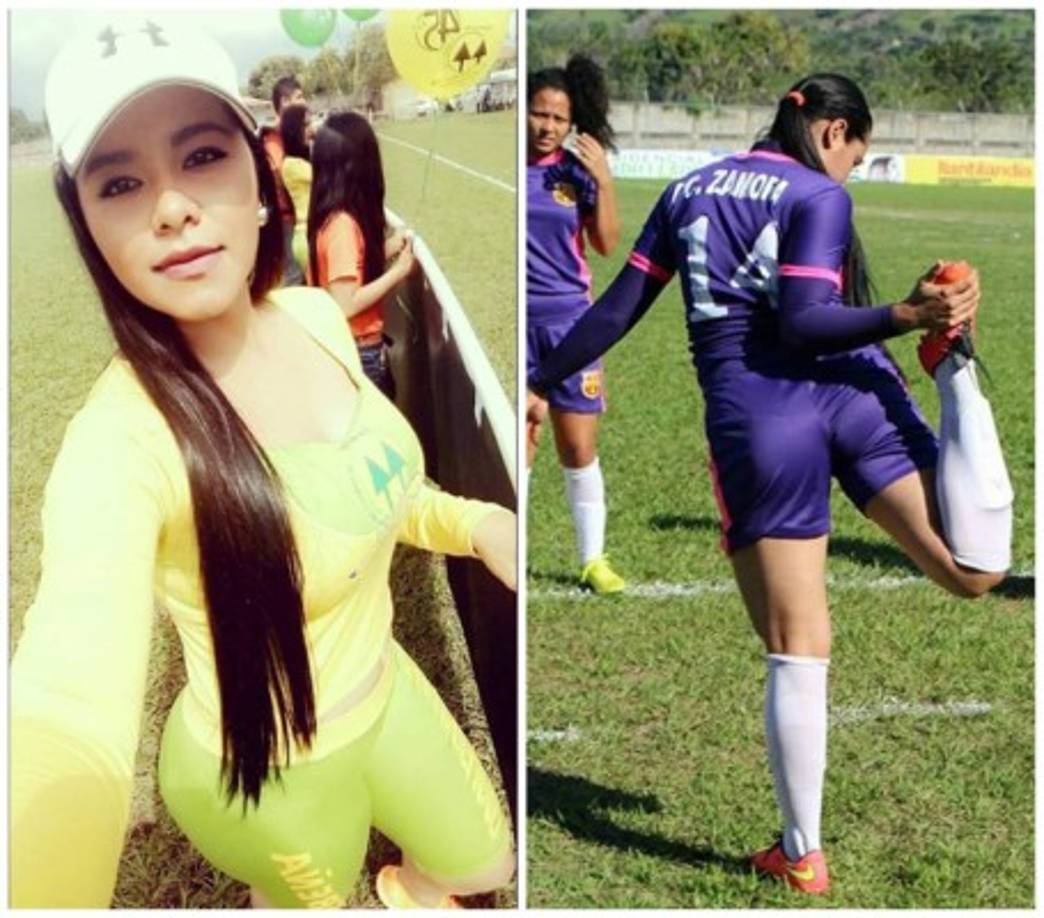 La hermosa Yuridia Pineda Rodríguez sueña con jugar en la Selección Femenina de Honduras.