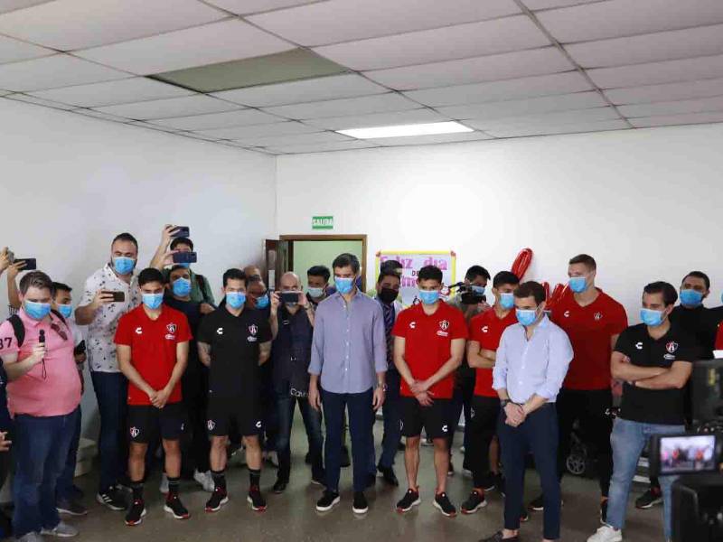 El Atlas visitó este martes la Fundación Teletón.