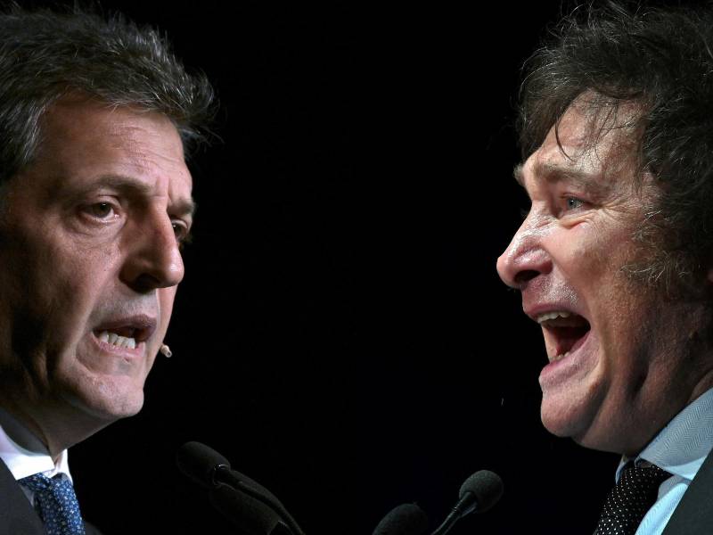 El peronista Sergio Massa y el ultra liberal Javier Milei volverán a medirse en la pugna por la presidencia de Argentina en la segunda vuelta del 19 de noviembre próximo.