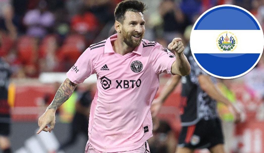 Lionel Messi con la camiseta del Inter Miami se enfrentará a la selección de El Salvador.