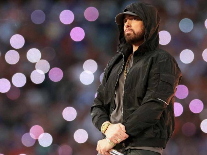 Eminem protagonizó uno de los momentos más comentados del show de medio tiempo.