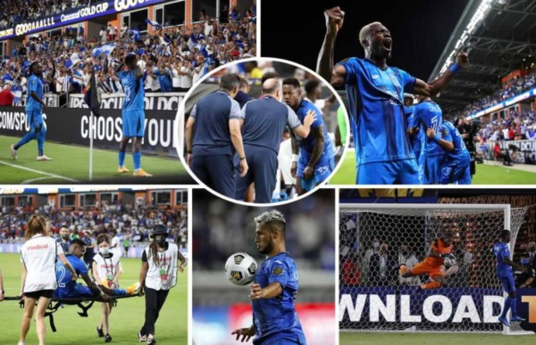 Las imágenes de la gran victoria de la Selección de Honduras (3-2) contra Panamá en la segunda jornada del Grupo D de la Copa Oro 2021 en el estadio BBVA Compass de Houston, Estados Unidos.<br/><br/>Fotos Karla López, Annie Lagos y AFP.