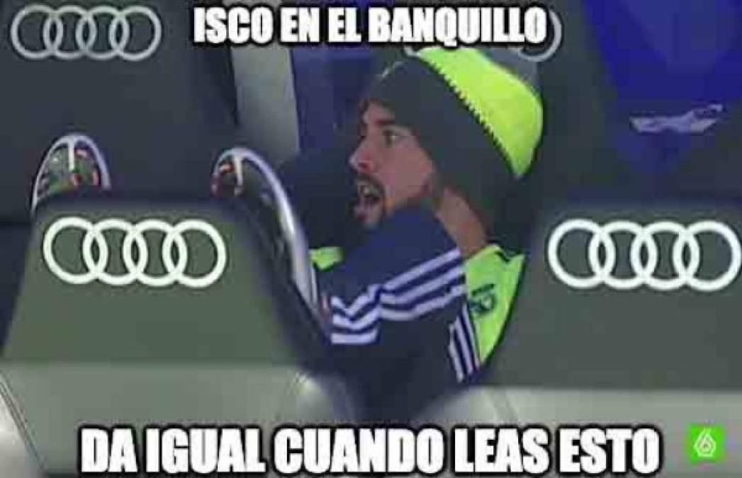 Isco sigue sin gozar de la confianza de Solari y otra vez estuvo en la banca.