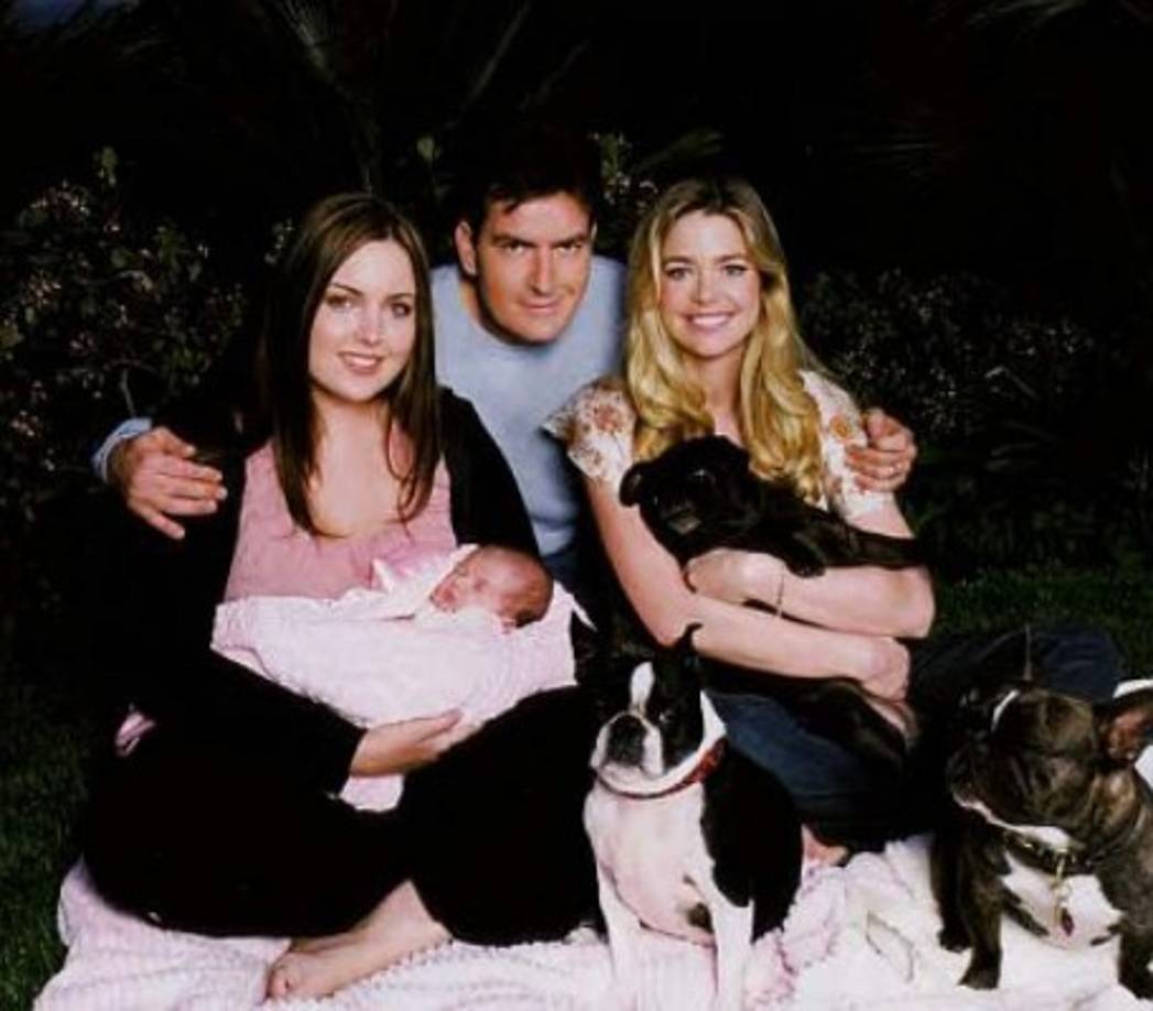 Denise Richards compartió muy bellos momentos con Charlie Sheen.
