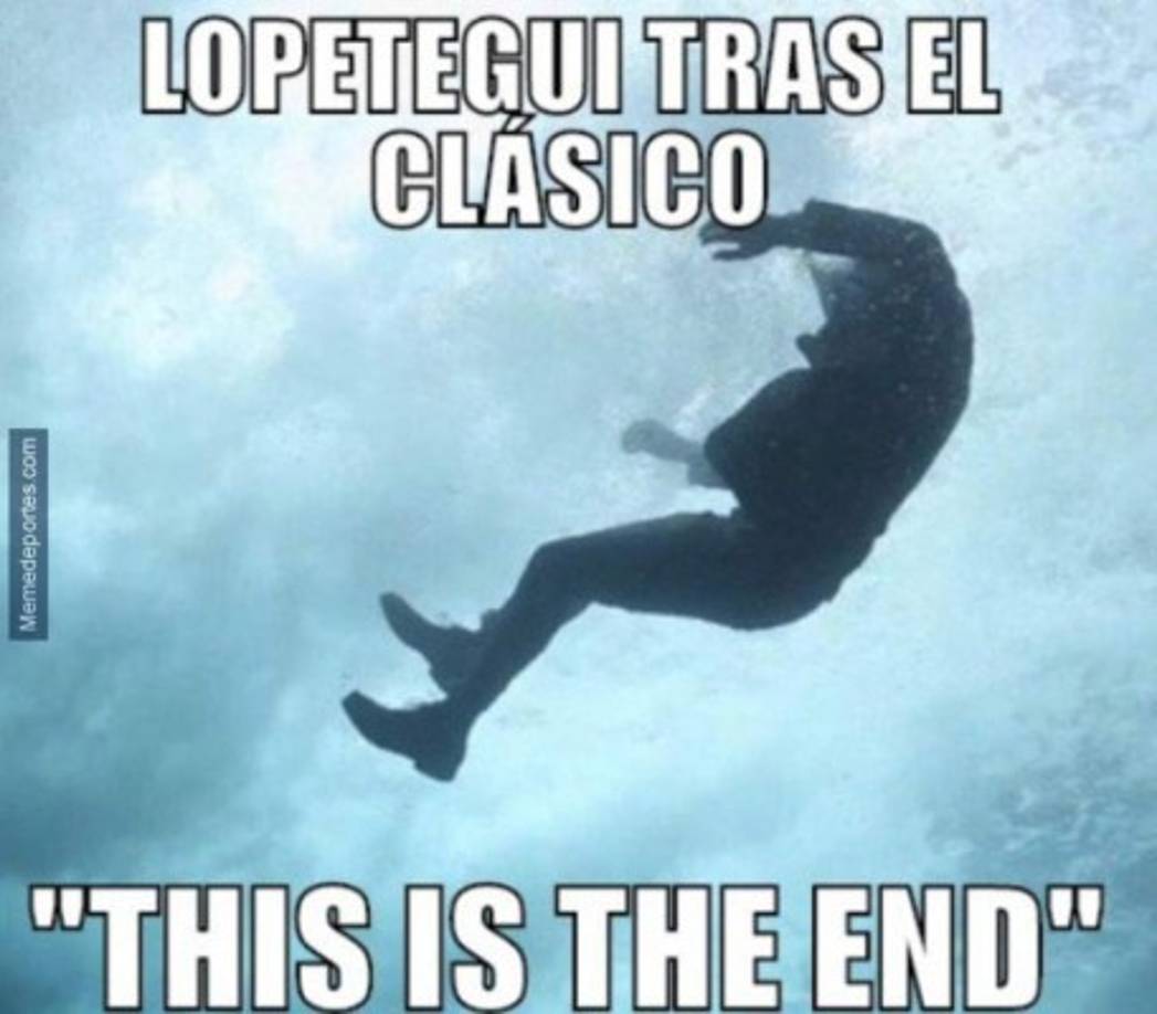 Los usuarios tiraron de humor en las redes sociales para referirse a algunos protagonistas del clásico.