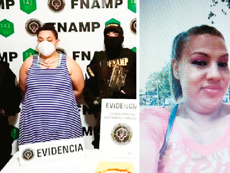 Archivo. Katerine Farieth Reconco Hernández cuando fue detenida el 22 de junio de 2021.