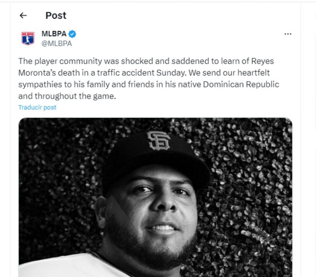 Diversas instituciones han emitido comunicados lamentando la muerte de Reyes Moronta.