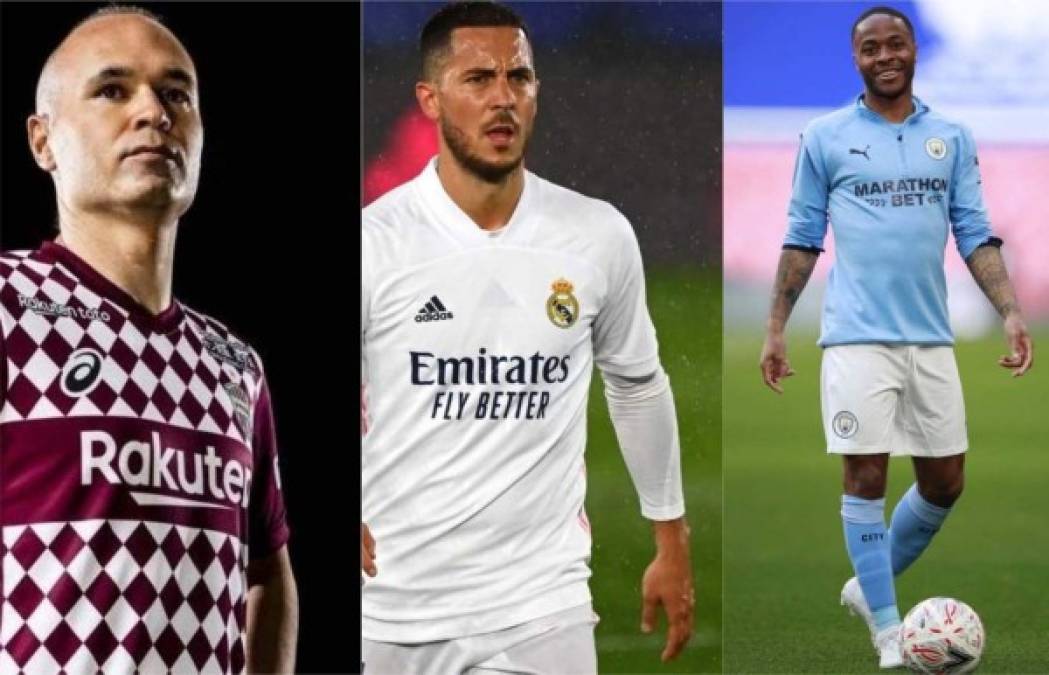 Pese al impacto de la pandemia en el fútbol mundial, las grandes estrellas volvieron a destacar por el alto sueldo que reciben. La revista France Football realizó un ranking donde aparecen los futbolistas que más dinero ganaron durante el último año. Fotos AFP y Facebook.