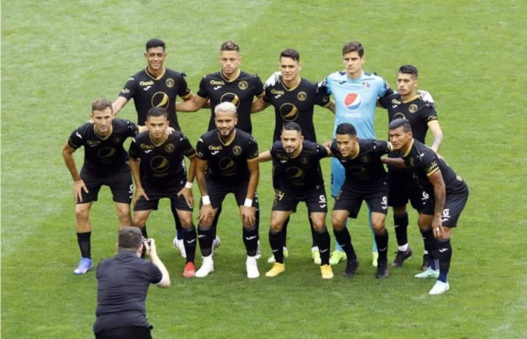 El 11 titular del Motagua para enfrentar al Olimpia en el partido amistoso.