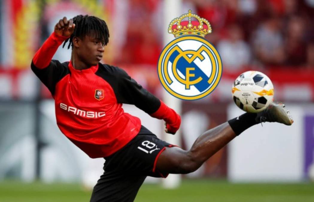 Eduardo Camavinga: Centrocampista angoleño que pertenece al Rennes de Francia y según informa Diario Marca está en la órbita del Real Madrid.