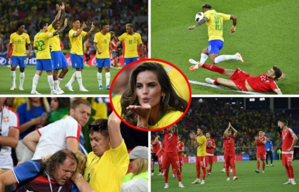 Las mejores imágenes que nos dejó la victoria de Brasil (0-2) sobre Serbia en la última jornada del Grupo E del Mundial de Rusia 2018. Fotos AFP