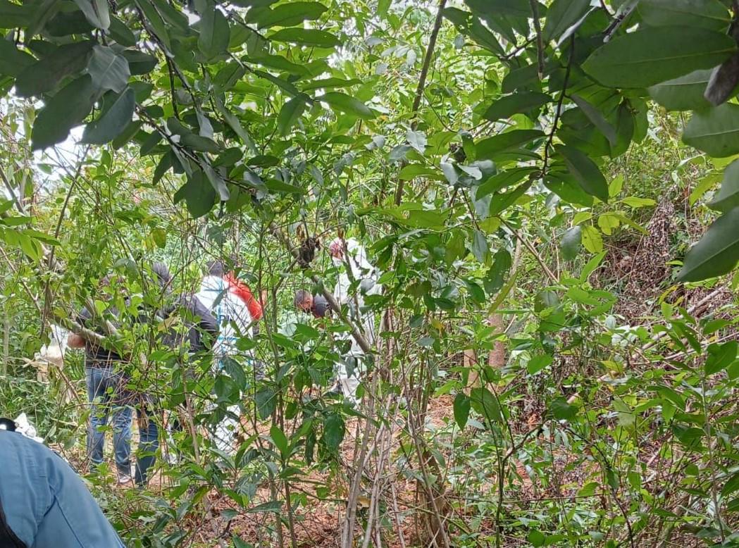 Los cadáveres fueron hallados en una zona montañosa de La Ceiba.