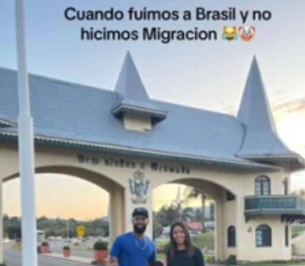 ”Cuando fuimos a Brasil y no hicimos migración”, fue otro de los momentos que ha vivido la pareja.
