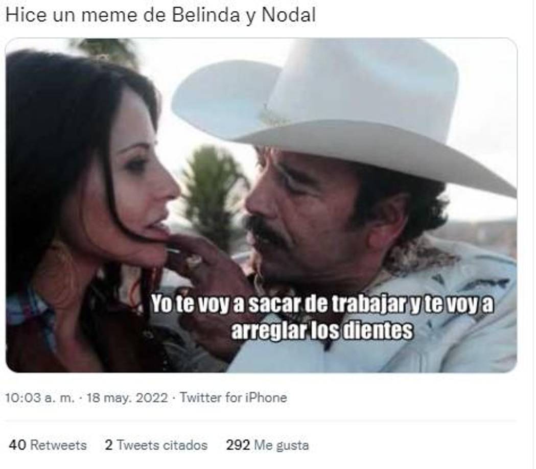 ¡Memes! Christian Nodal expone a Belinda y así reacciona el Internet