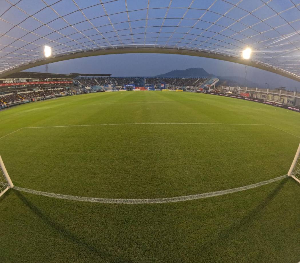 El césped luce espectacular.