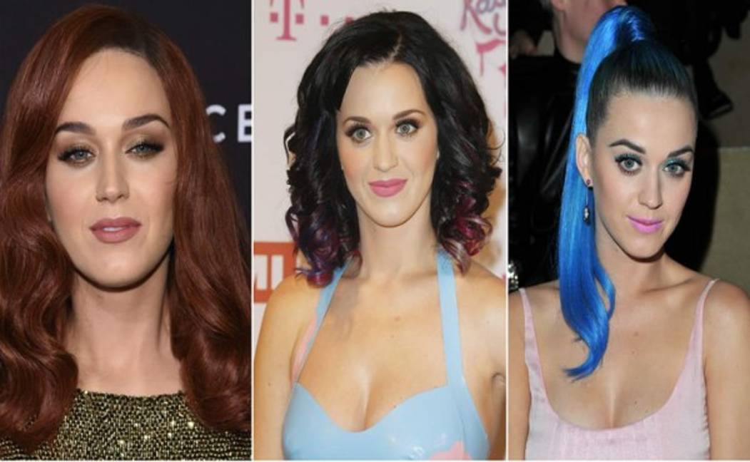 joven katy perry con cabello rubio
