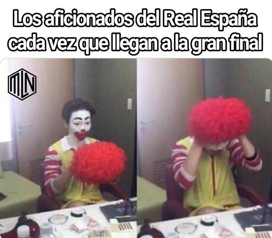 Memes: Real España sufre las burlas tras perder ante Motagua en la ida de la final