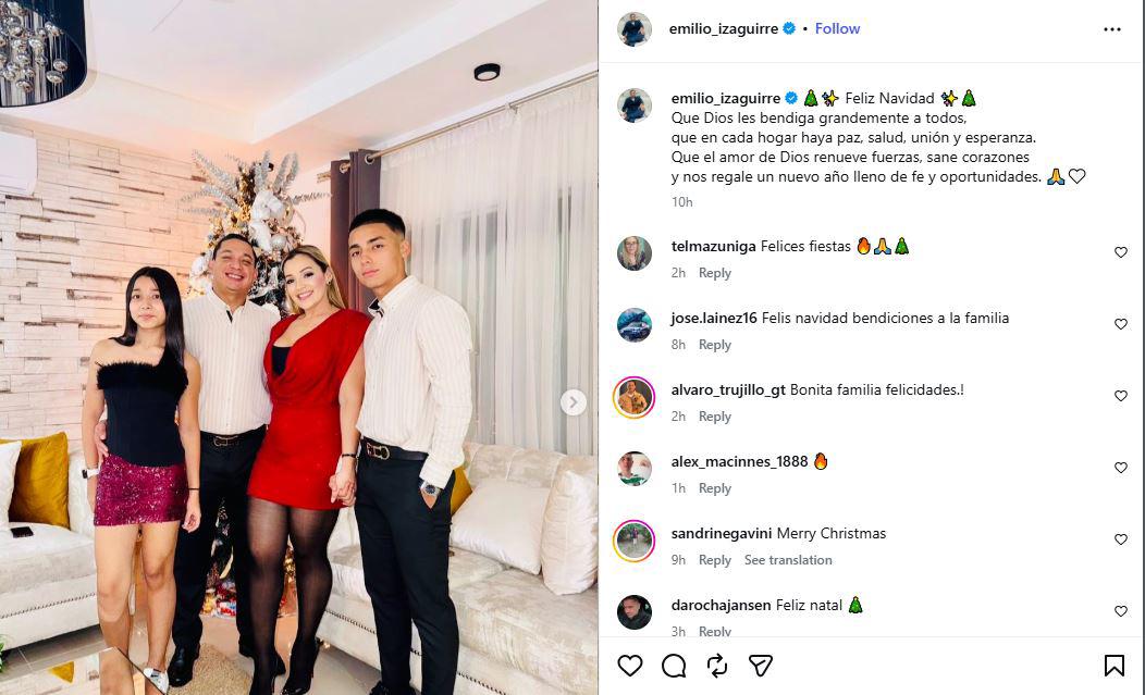 Así disfrutaron Navidad: Palma y Arriaga sorprenden; Auzmendi junto a Cecilia