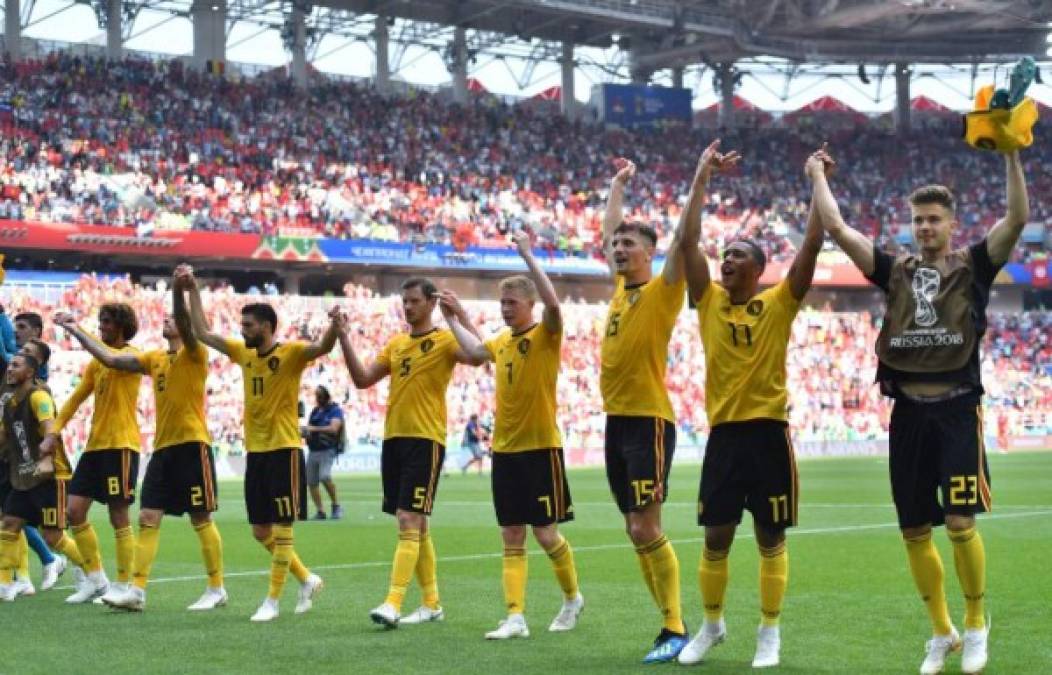 La Selección de Bélgica se clasificó a octavos de final del Mundial de Rusia este sábado tras vencer 5-2 a Túnez.