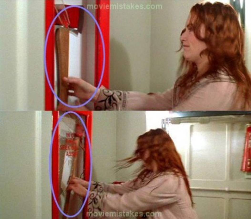 Titanic, el vidrio de emergencia reaparece solo.