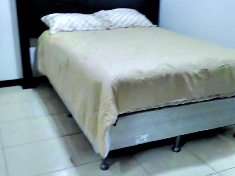 Las fotografías de la habitación que estaba construida en el sótano del Inami.