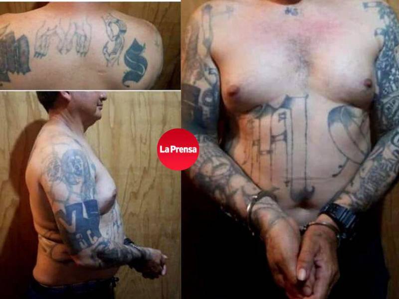 Los agentes hondureños capturaron al presunto criminal salvadoreño en una zona montañosa.