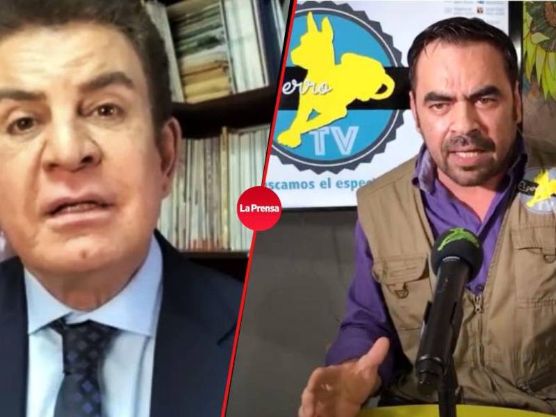 En imagen, Salvador Nasralla y Milton Benítez.