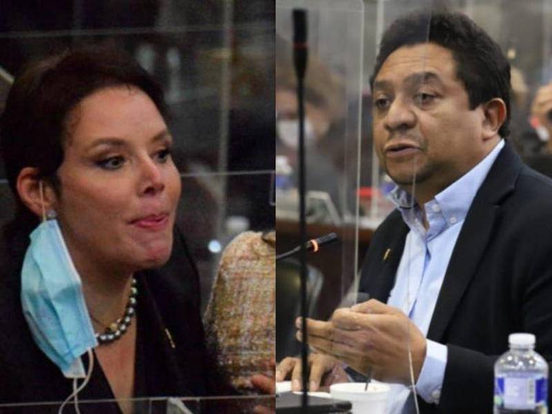 Diputados Beatriz Valle y Ramón Barrios.