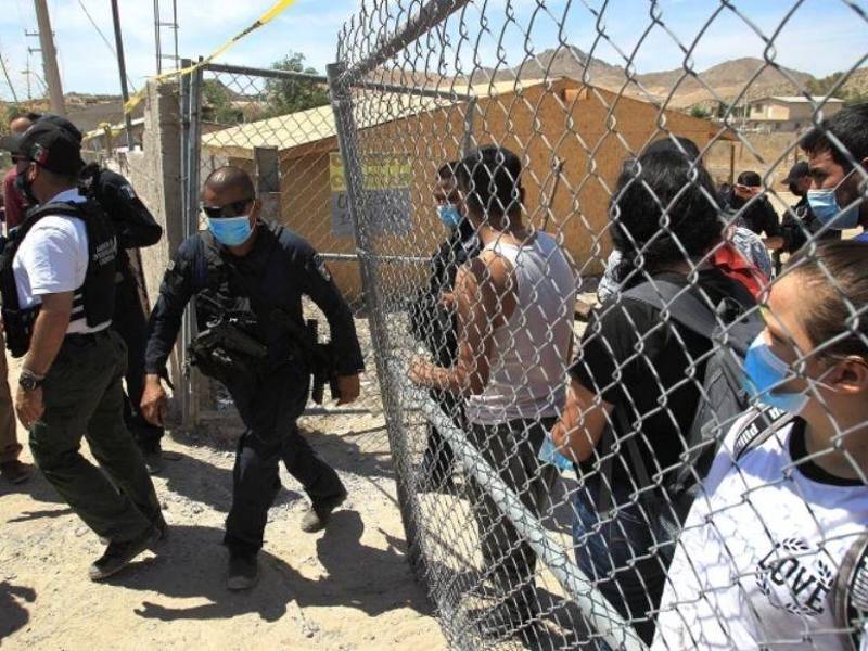 Migrantes que estaban secuestrados en Ciudad Juárez, estado de Chihuahua.