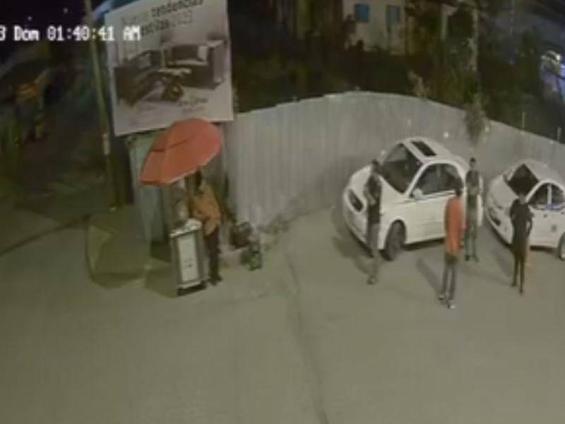 VIDEO: Furioso cliente tirotea a dos taxistas en Siguatepeque