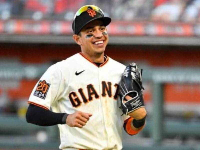Mauricio Dubón llegó en el 2019 a los Gigantes de San Francisco.