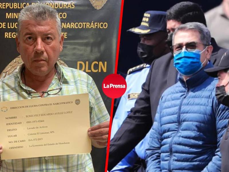 Avilez, a la izquierda, el día de su captura; Hernández, a la derecha, el día de su extradición hacia Estados Unidos.