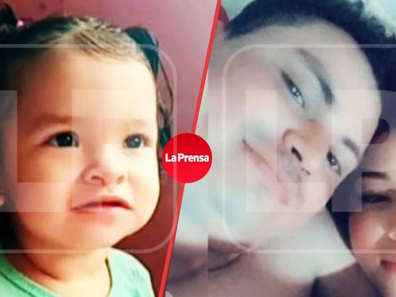 En imagen, la menor que murió, presuntamente, golpeada por su padrastro; a la derecha, la madre y el padrastro de la niña.