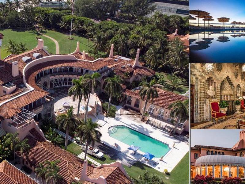 Mar-a-Lago es uno de resorts más exclusivos de Palm Beach, además de un hito histórico nacional y la segunda mansión más grande de Florida.