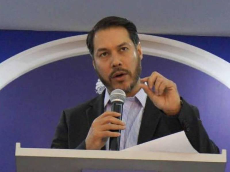 Jesús Arturo Mejía, dirigente del Partido Nacional (PNH).