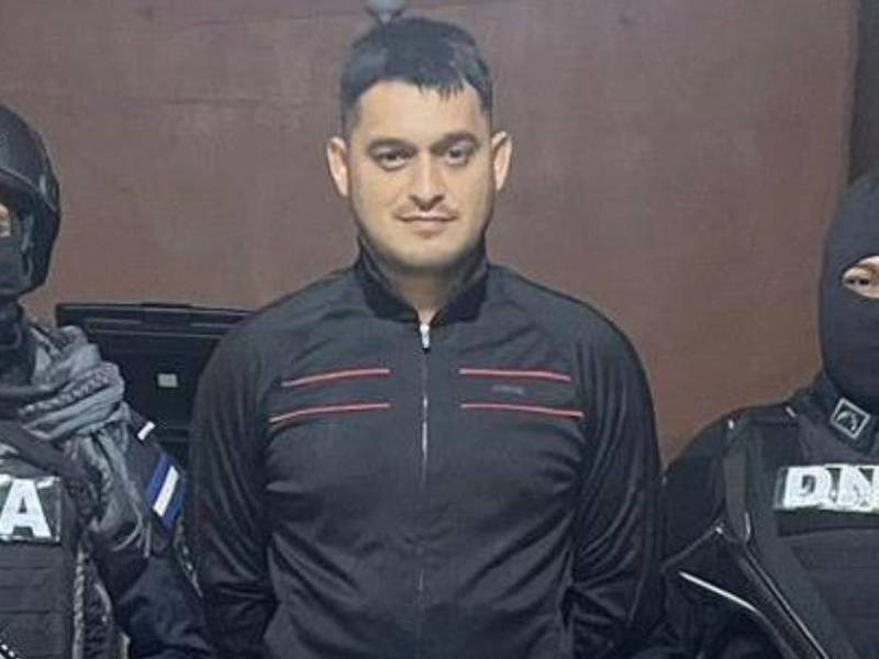 Jairo Gabriel León Caballero es el ciudadano que esta madrugada fue capturado en El Paraíso, Copán, por agentes de la Dirección Nacional Policial Antidrogas.