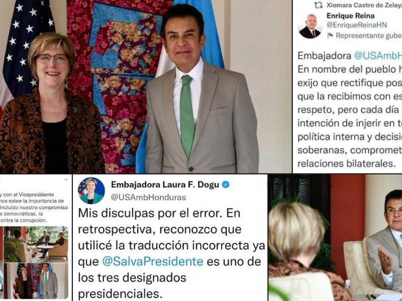 El canciller de Honduras, Eduardo Enrique Reina, pidió este viernes a la embajadora de EE.UU. en Tegucigalpa, Laura Dogu, que “rectifique posiciones” y señaló que su “intención de injerir” en asuntos internos del país “compromete” las relaciones bilaterales.