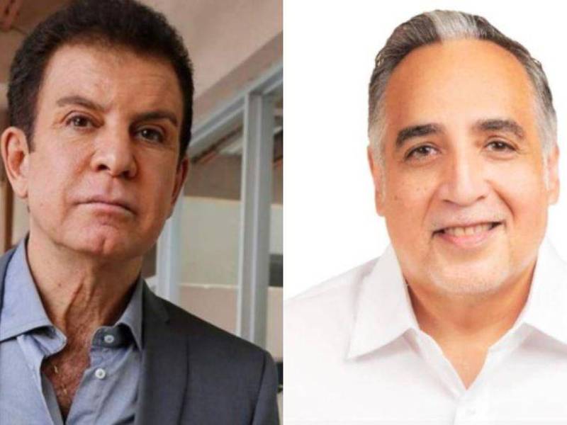 Salvador Nasralla y Moisés Ulloa.