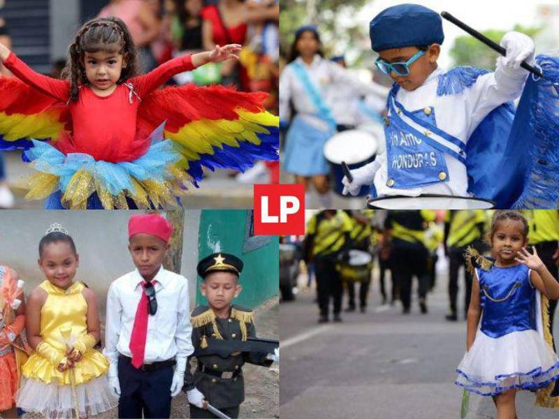 Los más pequeños también tuvieron su participación este 15 de septiembre y con su carisma se robaron las miradas en los desfiles de Independencia.