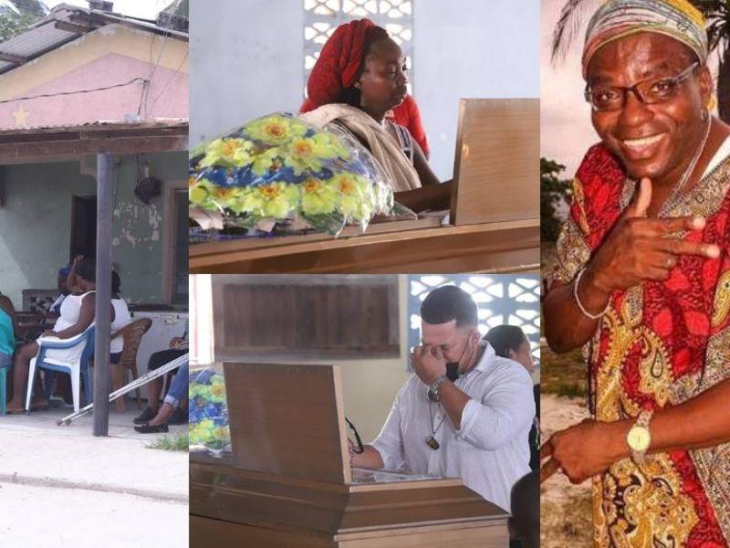 Familiares, amigos y compañeros de profesión de Fernando Herrera Lambert, “Comandante Ubala”, se reunieron en el Centro Comunal de Tornabé para darle el último adiós.