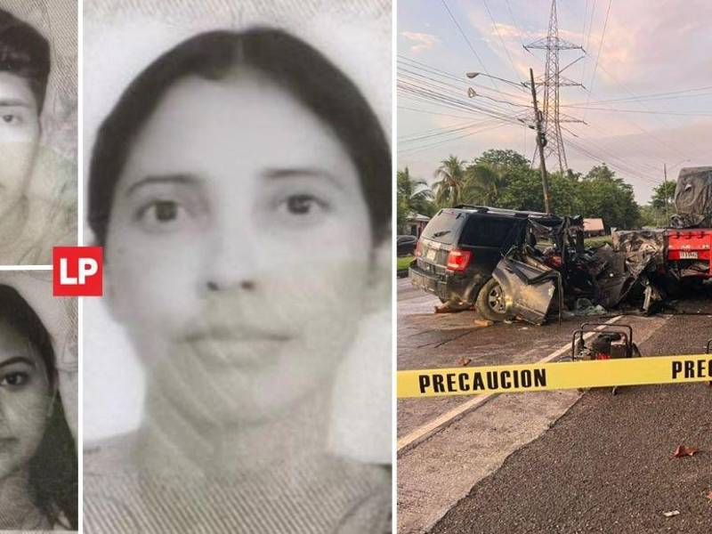 Seis personas perdieron la vida en horas de la madrugada de este domingo luego de impactar contra una rastra en la aldea La Campana, Puerto Cortés, zona norte de Honduras.