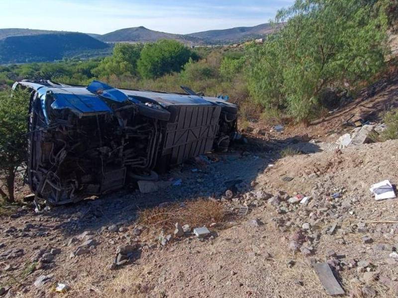 En el autobús también viajaban migrantes de Cuba.