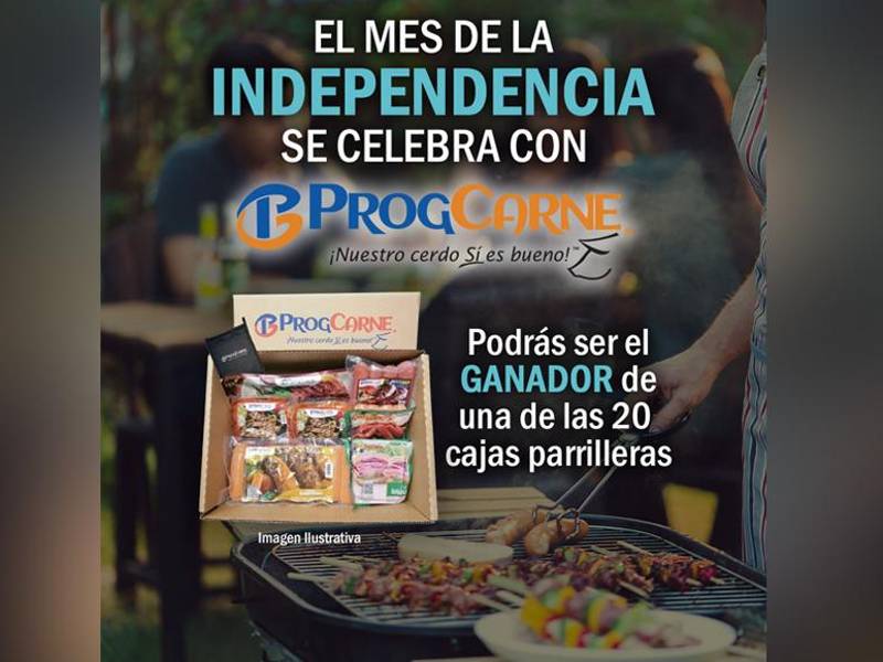 Tú puedes ser el ganador de una de las 20 cajas parrilleras.